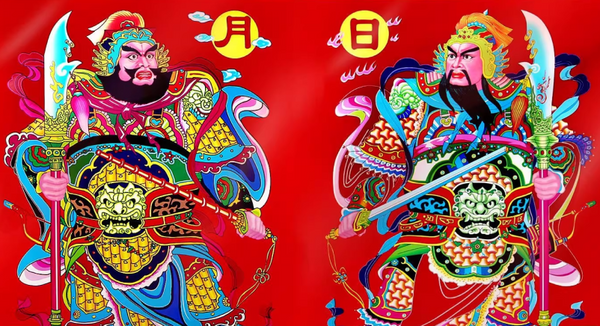 Couplets with the character "福"