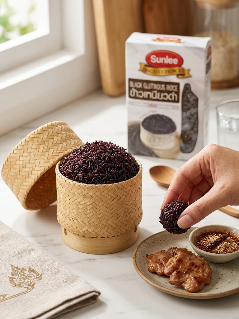 Thai Black Glutinous Rice 1kg
