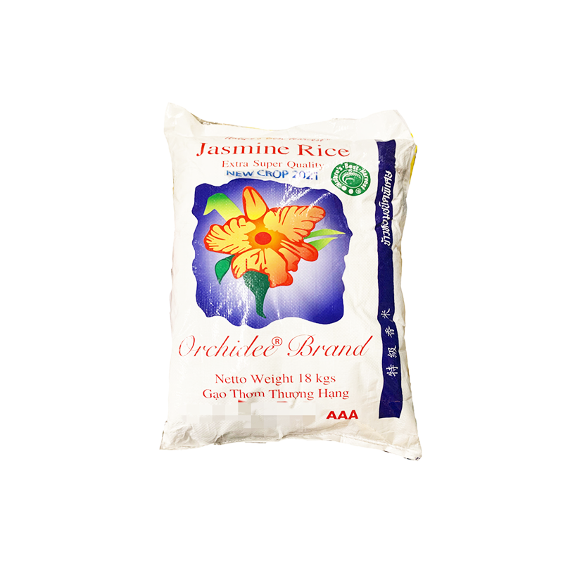 餐厅预订商品*整袋兰花茉莉香米长粒米AAA 18kg