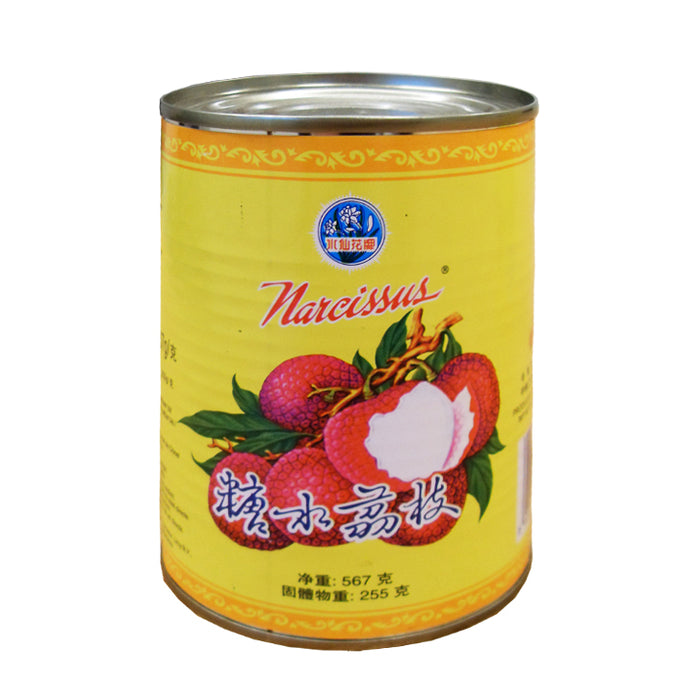 Canned lychees in syrup 567g