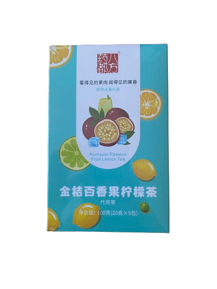 金桔百香果柠檬茶5小包 100g