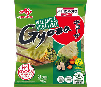 冰冻食品日式裙带菜和蔬菜煎饺 400g