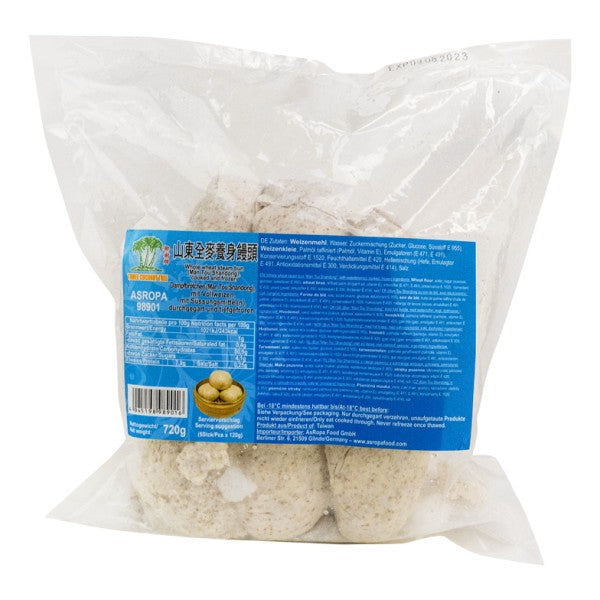 冰冻食品山东全麦馒头 720g