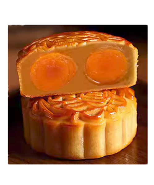 Doppelter gelber Durian-Mondkuchen 750g
