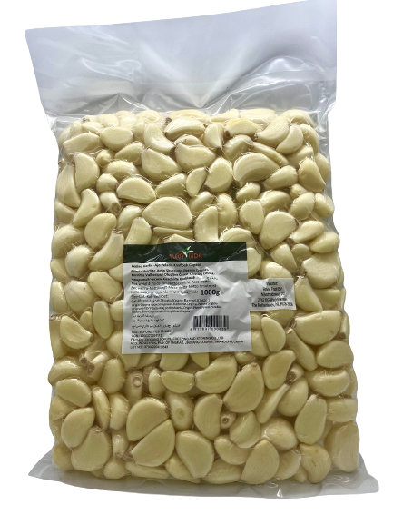 1kg frozen peeled garlic
