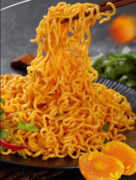 Five Packs of Salted Egg Yolk Noodles 500g