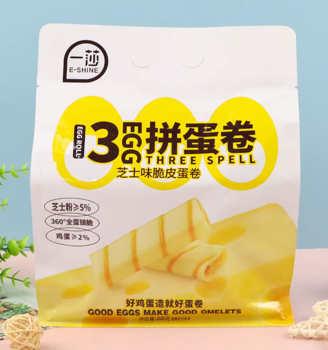 Neues Produkt! ! ! Knusprige Eierrolle mit Durian-Geschmack 208 g