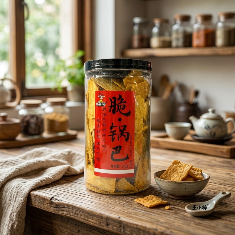 麻辣味脆锅巴 210g