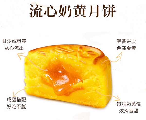 Mooncake Sponge Cake Lotus Paste Egg Yolk Liquid 46g 