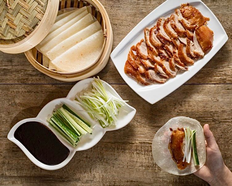 36 Scheiben tiefgefrorene gebratene Ente ohne Knochen 500–600 g