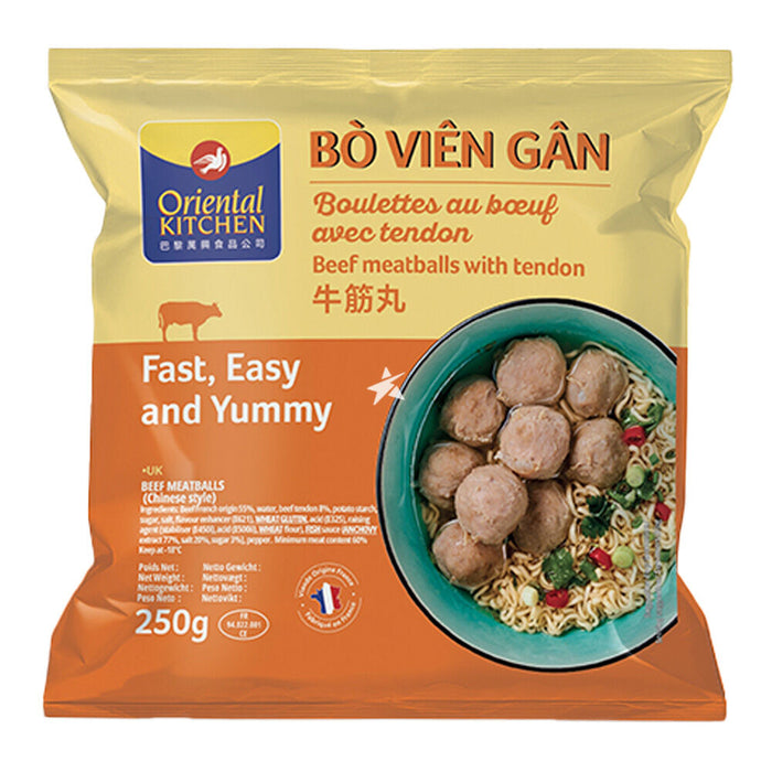 Beef Meatballs (Frozen) 250g