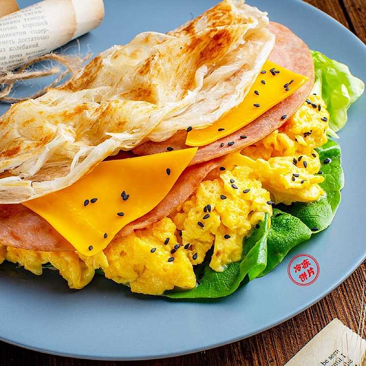 Frozen green onion flavored hand pancakes 5 pieces 450g