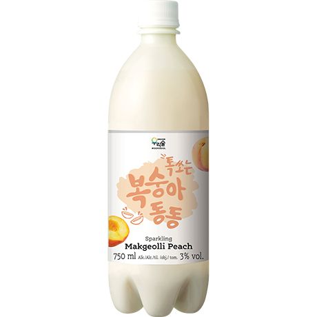 韩国桃子味米酒 3%Alc/750mL