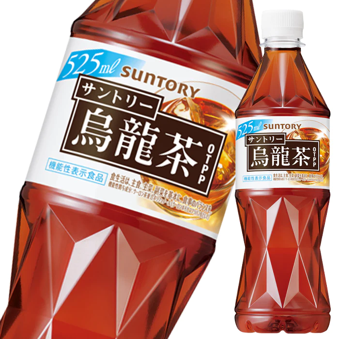 日本三得利无糖乌龙茶 525mL
