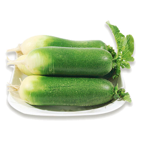 【限量特价优惠】新鲜冷藏青萝卜 ca.1kg