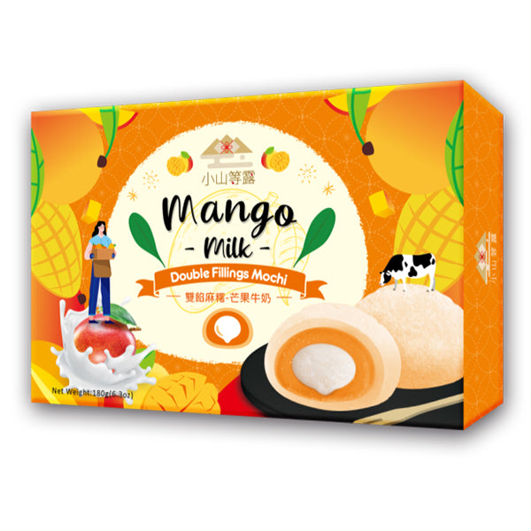 Mango milk flavored double Filling mochi 180g