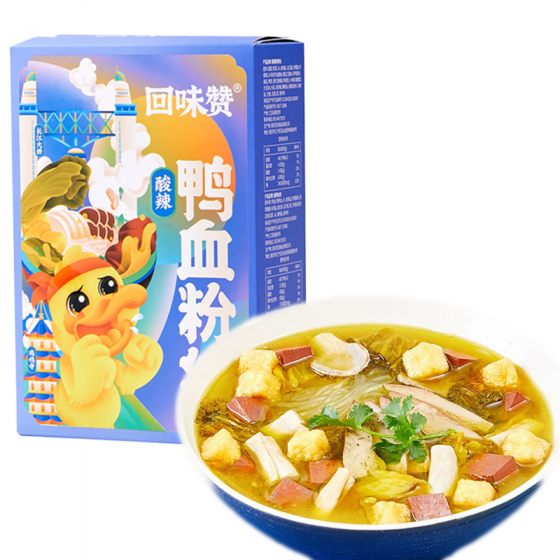 Hot and Sour Duck Blood Vermicelli Soup 229.5g