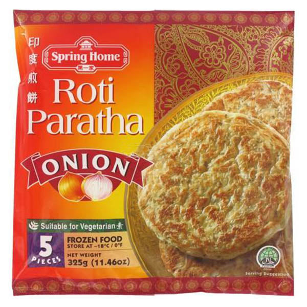 Frozen Indian Roti Scallion Flavor 5 Sheets 325g