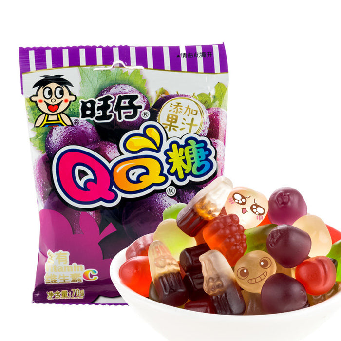 Grape flavored gummy candy 70g