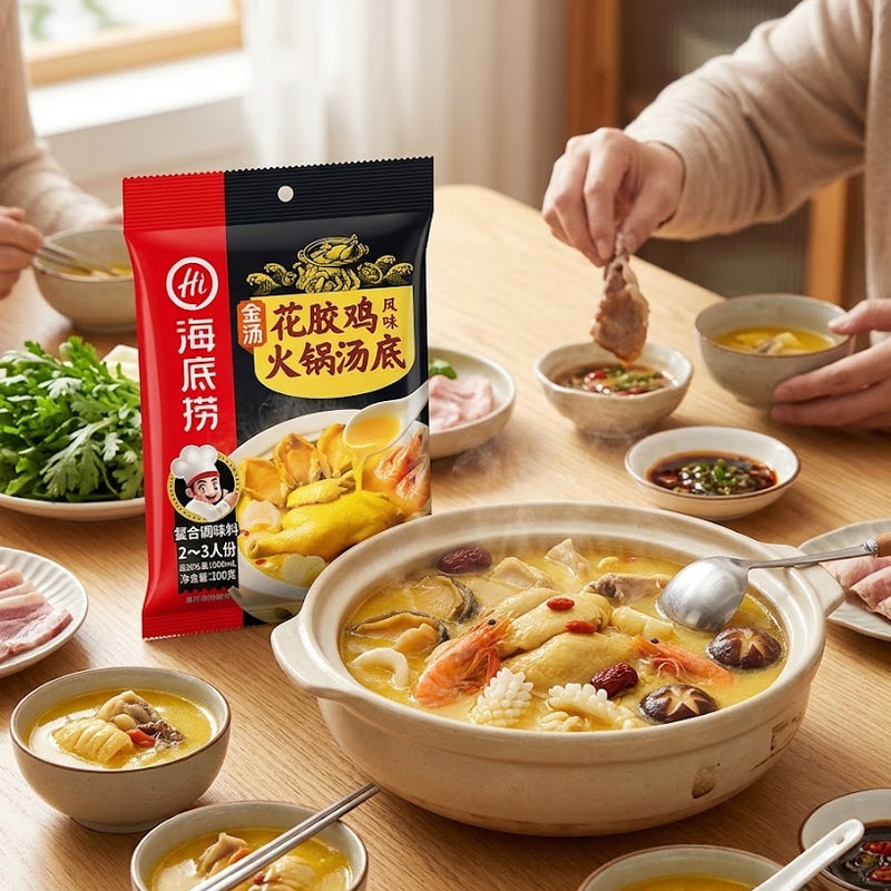 金汤花胶鸡风味火锅底料 200g