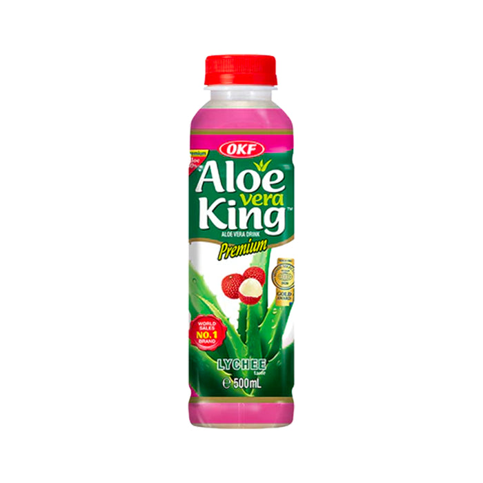 Lychee aloe pulp juice drink 500mL