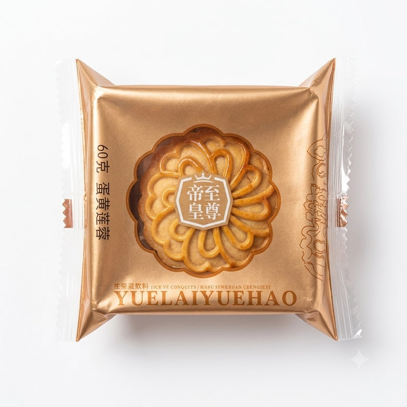 Egg Yolk Pure White Lotus Seed Paste Mooncake 60g