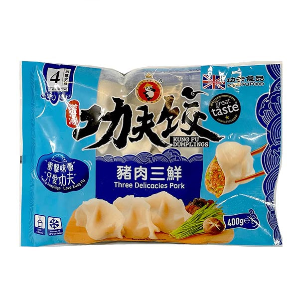 Frozen Pork and Three Fresh Dumplings 400g — 亚超在线Asienmarkt