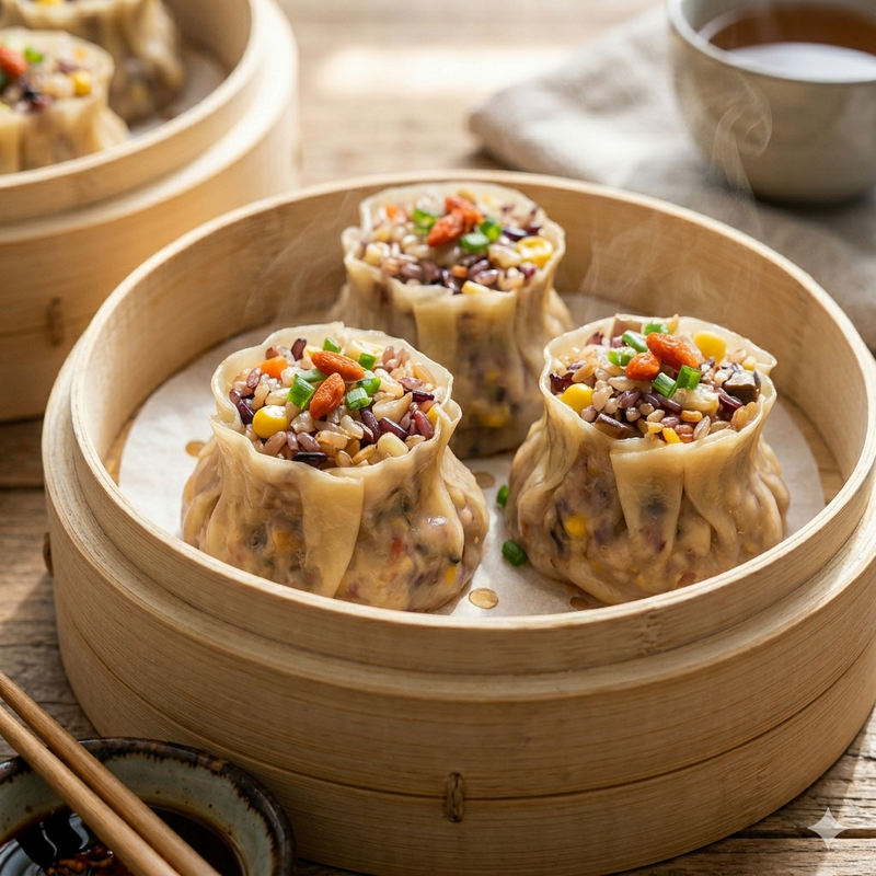 Tiefkühlkost Handgemachte Vollkorn-Shao-Mai 300g