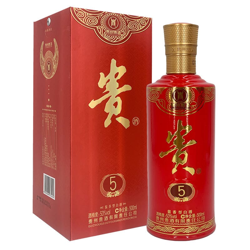 贵州贵酒5年酱香型 53度Alc. 53% 500mL