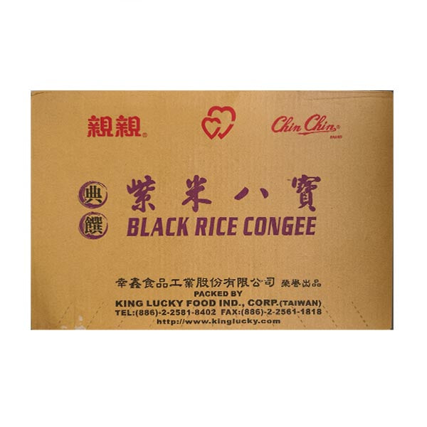 FCL Taiwan 8 grain porridge w. black rice 24*320g