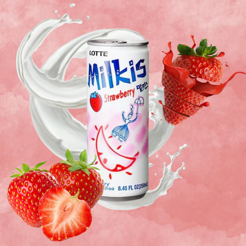 Milkis草莓味碳酸饮料 250mL