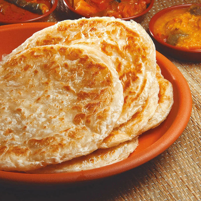 Gefrorene indische Pfannkuchen mit Frühlingszwiebelgeschmack 5 Stück 325g