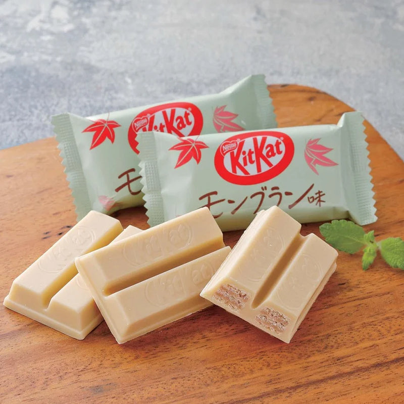 KitKat Mini Kastanie Mont Blanc Sandwich-Schokoladenwaffeln 104,4 g