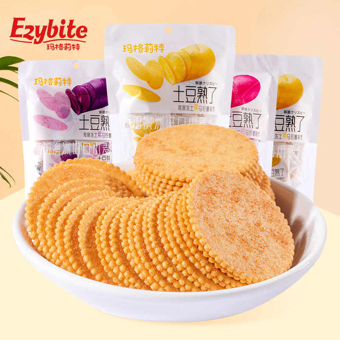 Seaweed flavored potato biscuits 128g
