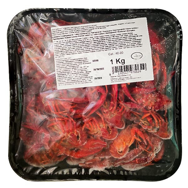 Frozen Cooked Crayfish 40/60/ 1kg