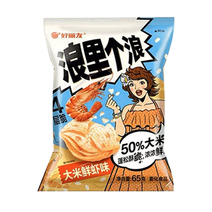 ラングリゲランライスとエビ風味のポテトチップス 65g