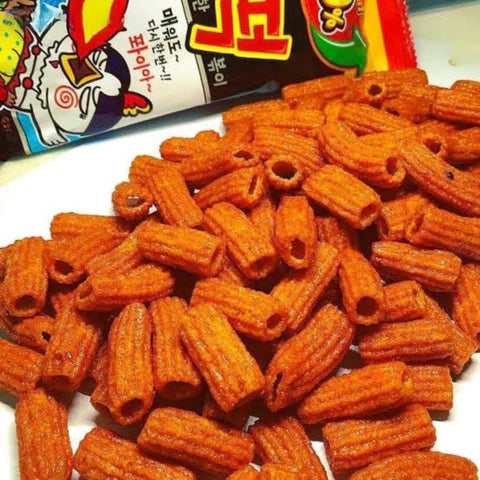 Scharfe Truthahn-Nudeln mit Reiskuchen-Crunch 120g