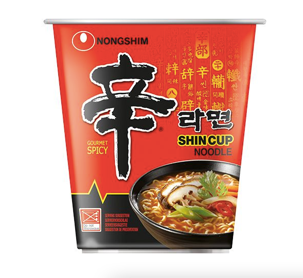 Korean Instant Noodles Shin Cup 68g