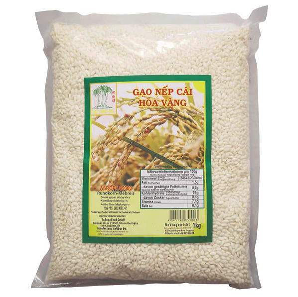 Round white glutinous rice 1kg