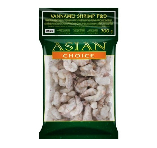  21/25 frozen Vannamei shrimp 700g 