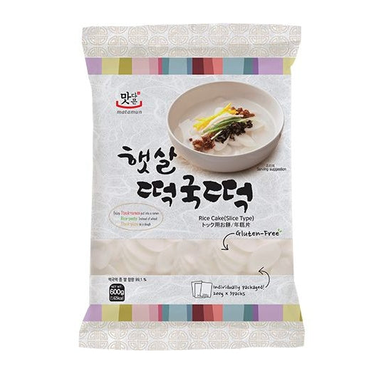 Korean Rice Cake Slices 600g