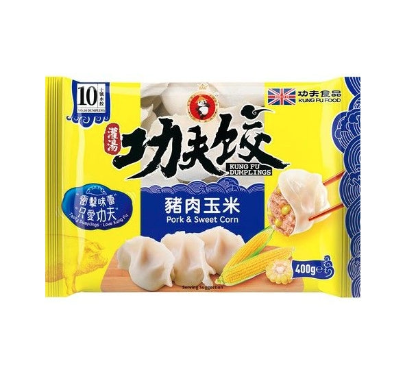 Frozen pork and corn dumplings 400g