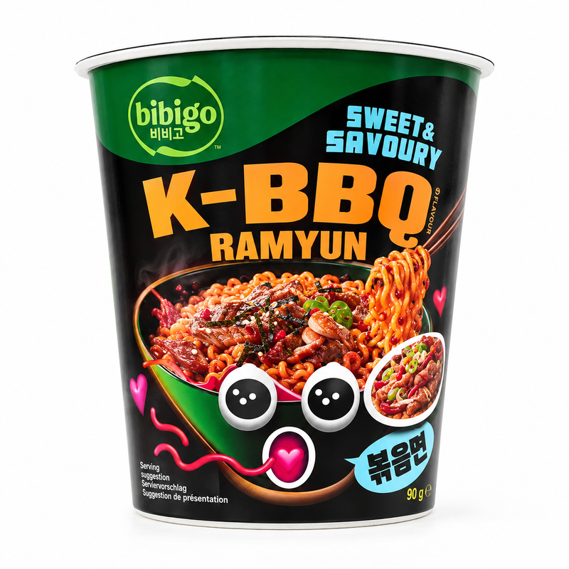 韩国甜咸烧烤味方便面 98g
