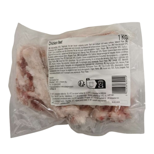 Gefrorene spanische rohe Hühnerfüße 1Kg