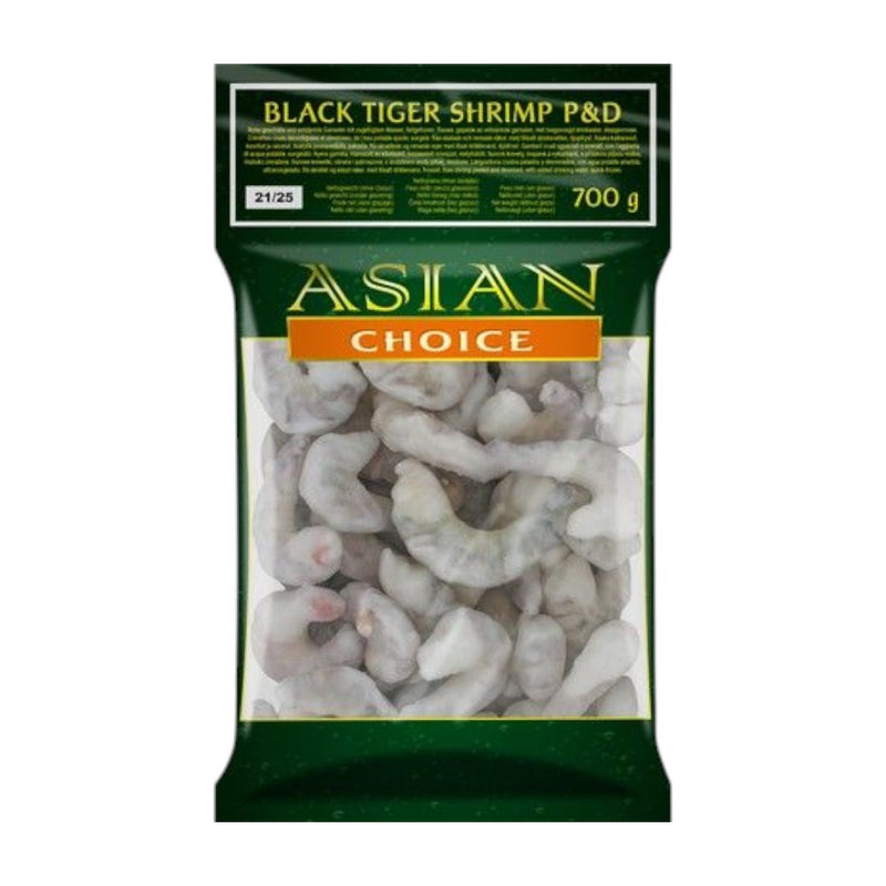 冰冻食品21/25无头壳黑虎大虾仁 700g