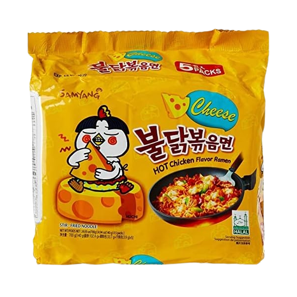 Korean Cheese Turkey Noodles 5-pack 140g*5