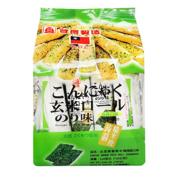台湾海苔味糙米卷 160g