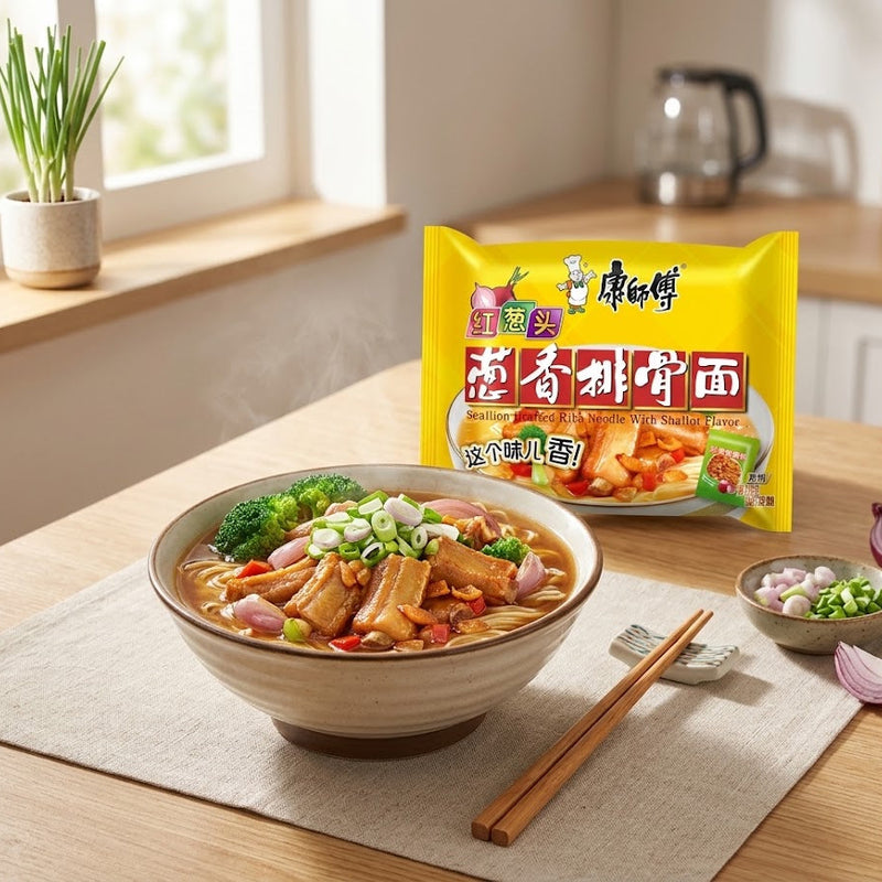 葱香排骨面 104g
