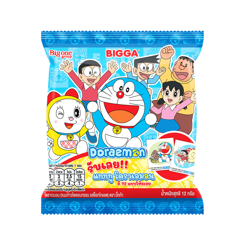 哆啦A梦玉米零食巧克力味 12g