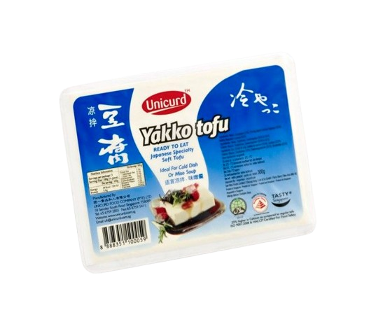 Fresh Refrigerated Standard Blue Box Cold Tofu/Smooth Tofu 300g